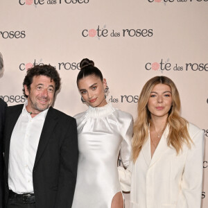 Gérard Bertrand, Patrick Bruel, Taylor Hill et Emma Bertrand - Soirée de lancement de la campagne "Cote des Roses" au studio Milk à Hollywood. Los Angeles, le 29 avril 2022.