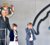 La princesse Charlene de Monaco et ses enfants, la princesse Gabriella et le prince Jacques - Remise des prix du championnat du "Monaco ePrix" à Monaco. Le 30 avril 2022 © Bruno Bebert / Bestimage 