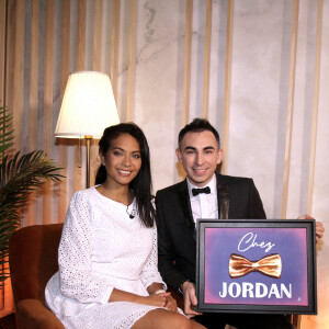 Exclusif - Vaimalama Chaves (Miss France 2019) lors de l'enregistrement de l'émission "Chez Jordan" avec Jordan De Luxe. Paris, le 22 avril 2022. © Cédric Perrin/Bestimage 