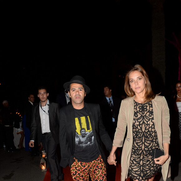 Exclusif - Jamel Debbouze et sa femme Melissa Theuriau au cocktail "Aftershow" dans le cadre du festival Marrakech du Rire 2016. Marrakech, le 4 juin 2016. © Bellak Rachid/Bestimage