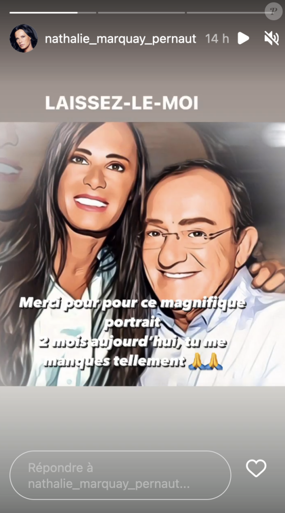 Nathalie Marquay rend hommage à son mari Jean-Pierre Pernaut, décédé le 2 mars 2022 - Instagram