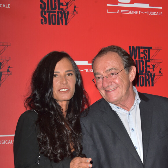 Jean-Pierre Pernaut et sa femme Nathalie Marquay - Soirée de gala de la comédie musicale "West Side Story" à la Seine Musicale à Boulogne-Billancourt le 16 octobre 2017. © Giancarlo Gorassini/Bestimage