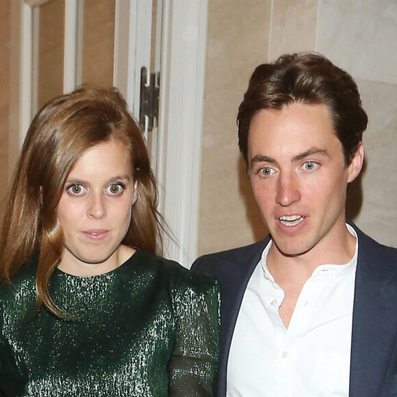 La princesse Beatrice d'York et son fiancé Edoardo Mapelli Mozzi - People à la soirée de lancement du livre de N. von Bismarck "The Dior sessions" à Londres le 1er octobre 2019. 