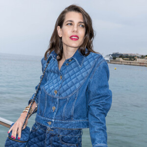 Charlotte Casiraghi - Les célébrités assistent au défilé croisière Chanel au Monte Carlo Beach à Monaco, le 5 mai 2022. © Olivier Borde / Bestimage 