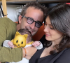 Cyrille Eldin et Sandrine Calvayrac ont accueilli leur premier enfant ensemble, un petit garçon prénommé Juliàn - Instagram