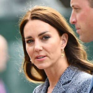 Catherine (Kate) Middleton, duchesse de Cambridge, assiste à l'ouverture officielle du mémorial Glade of Light à Manchester, Royaume Uni.