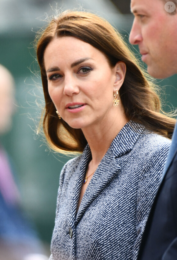 Catherine (Kate) Middleton, duchesse de Cambridge, assiste à l'ouverture officielle du mémorial Glade of Light à Manchester, Royaume Uni.