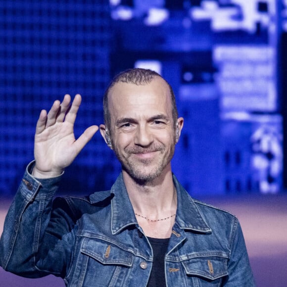 Calogero - Enregistrement de l'émission "Joyeux anniversaire Renaud" au Dôme de Paris, diffusée le 10 mai sur France 2 © Cyril Moreau / Bestimage