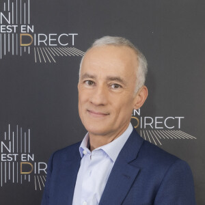 Exclusif - Gilles Bouleau - Backstage de l'enregistrement de l'émission "On Est En Direct (OEED)", présentée par L.Ruquier et L.Salamé, et diffusée en direct le 30 avril sur France 2 © Jack Tribeca / Bestimage 
