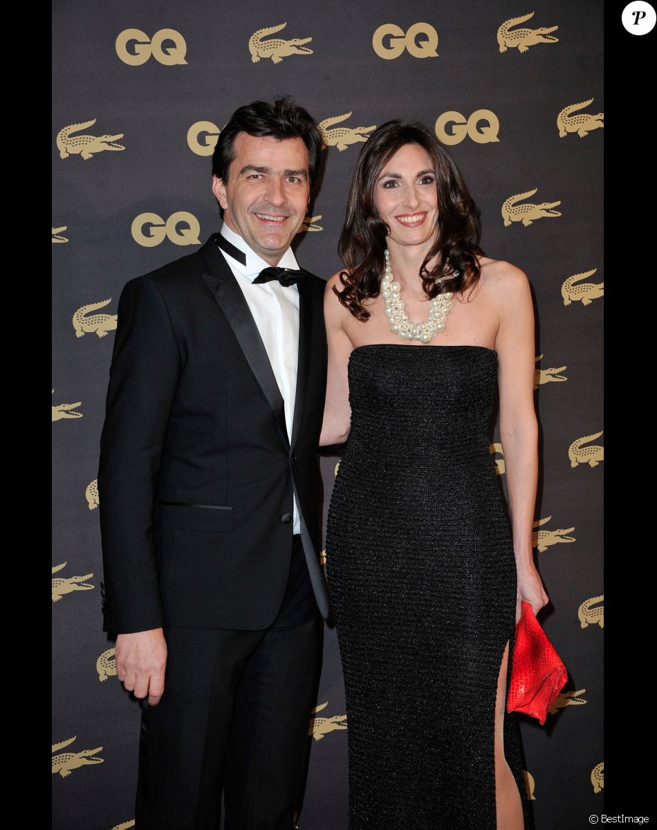 Info - Le chef Yannick Alleno va se marier avec Laurence Bonnel début décembre - Yannick Alleno et sa compagne Laurence Bonnel - Soiree GQ ' l'Homme de l'Annee 2012' au Musee d' Orsay a Paris le 16 Janvier 2013.
