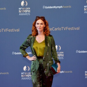 Audrey Fleurot lors du photocall de la cérémonie des Nymphes d'Or du 60ème festival de télévision de Monte Carlo au Grimaldi Forum à Monaco le 22 juin 2021.Cette année, beaucoup de lauréats seront présents en hologramme à cause des restrictions sanitaires © Bruno Bebert / Bestimage  Photocall of the Golden Nymphs ceremony of the 60th Monte Carlo Television Festival at the Grimaldi Forum in Monaco on june 22nd 2021 