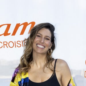 Laury Thilleman - Photocall lors du défilé Etam Croisière 2022 au Domaine de Murtoli, Corse le 12 mai 2022 © Cyril Moreau / Bestimage 