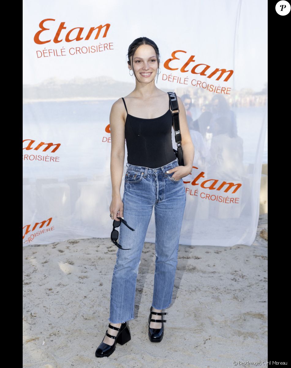 Lola Le Lann - Photocall lors du défilé Etam Croisière 2022 au Domaine de Murtoli, Corse le 12 mai 2022 © Cyril Moreau / Bestimage