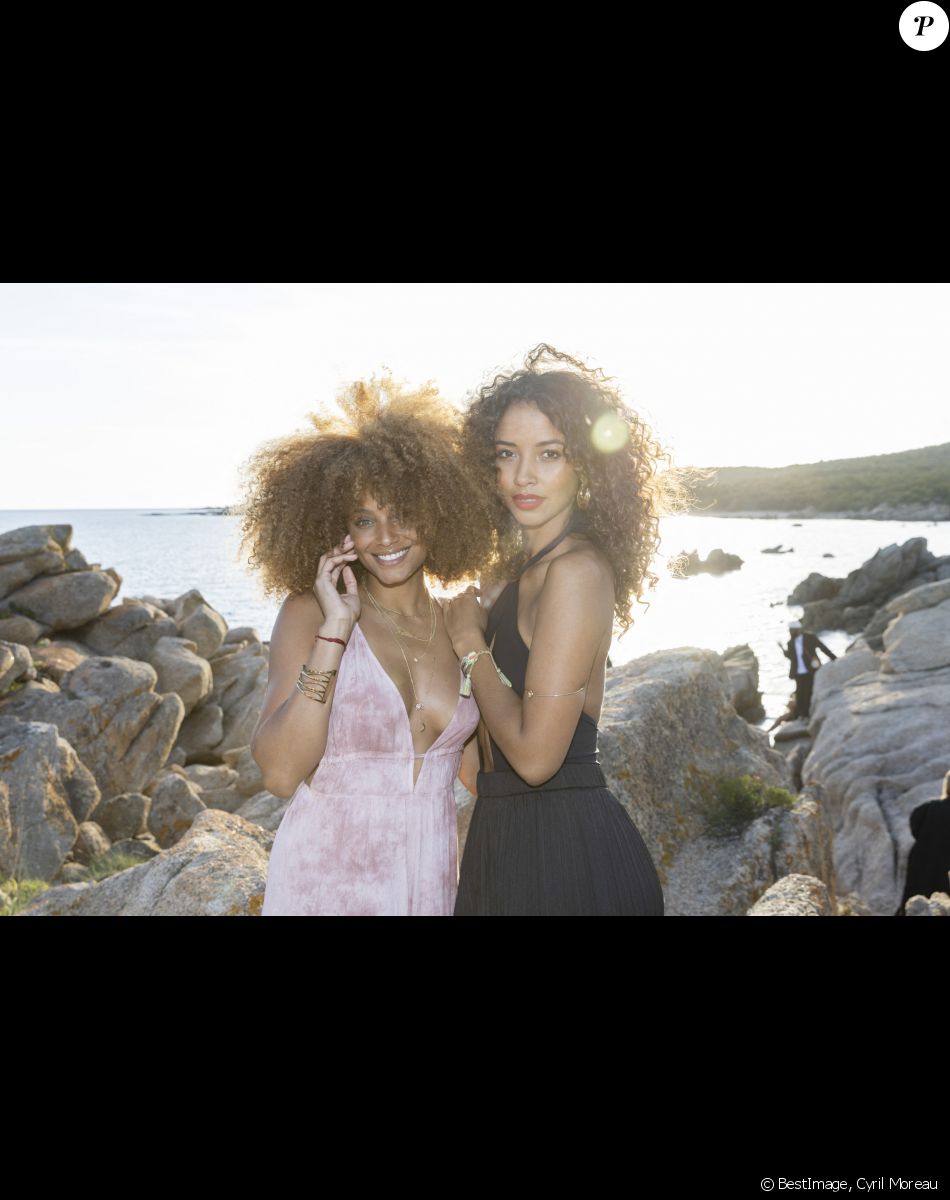 Alicia Aylies, Flora Coquerel - Front row et people lors du défilé Etam Croisière 2022 au Domaine de Murtoli, Corse le 12 mai 2022. © Cyril Moreau / Bestimage
