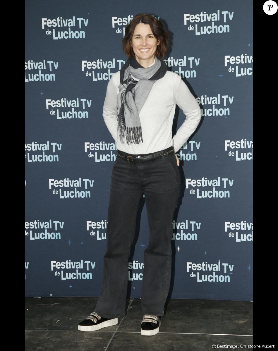 Le jury documentaire Eglantine Eméyé lors de la 24ème édition du festival TV de Luchon le 8 février 2022