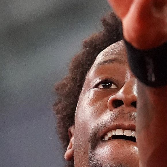 Gaël Monfils lors de l'Open de Tennis de Madrid. Le 3 mai 2022 © Alterphotos / Panoramic / Bestimage 