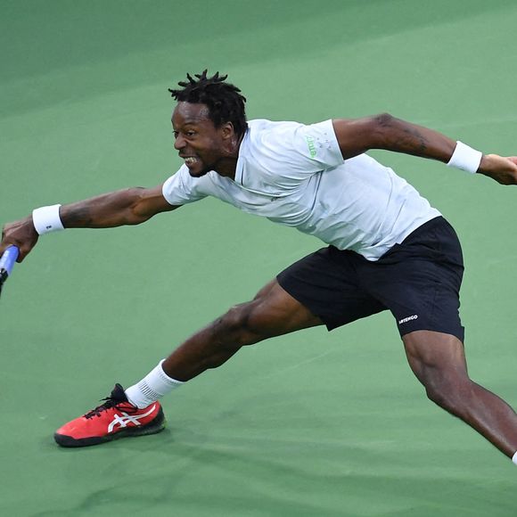 Gael Monfils - Open de Tennis BNP Paribas à Indian Wells. Le 16 mars 2022 © Antoine Couvercelle / Panoramic / Bestimage 