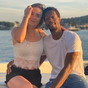 Gael Monfils et sa femme Elina sur Instagram.