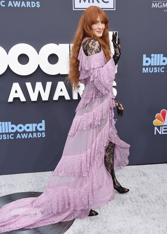 Florence Welch au photocall de la soirée des "Billboard Music Awards 2022" à Los Angeles, le 15 mai 2022.