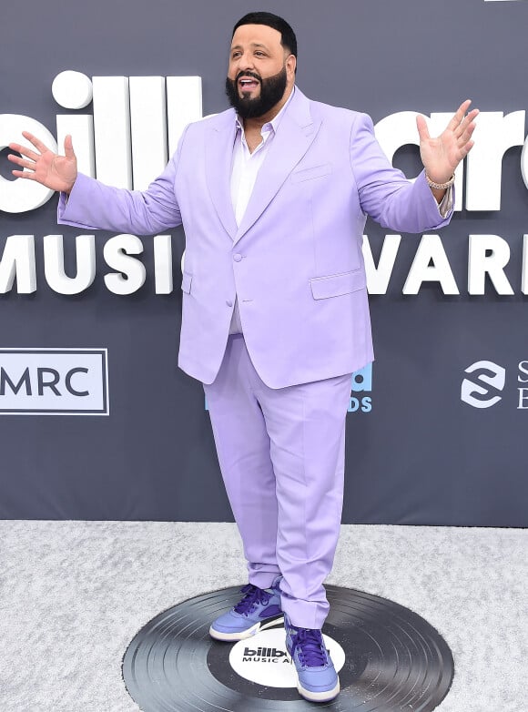 Dj Khaled au photocall de la soirée des "Billboard Music Awards 2022" à Los Angeles, le 15 mai 2022.