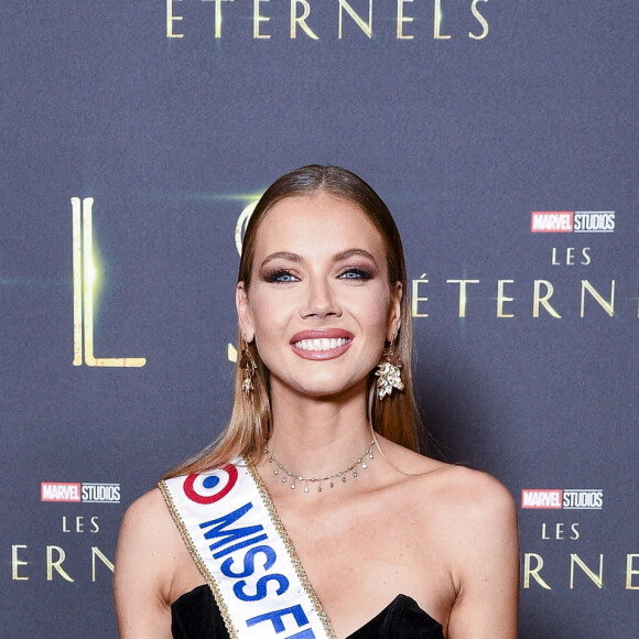 Amandine Petit (Miss France 2021) - Avant première du film Marvel "Les Eternels" au Grand Rex à Paris le 2 novembre 2021. © Pierre Perusseau/Bestimage