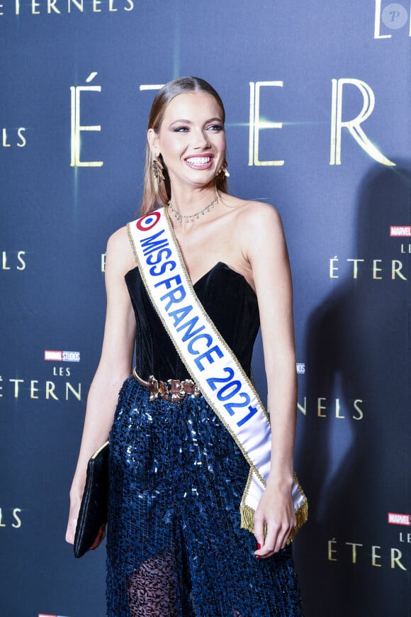 Amandine Petit (Miss France 2021) - Avant première du film Marvel "Les Eternels" au Grand Rex à Paris le 2 novembre 2021. © Pierre Perusseau/Bestimage