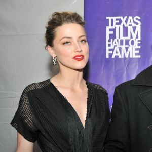 Amber Heard et Johnny Depp - Personnalités à la cérémonie des "The Texas Film Hall of Fame Awards" à Austin, le 6 mars 2014.