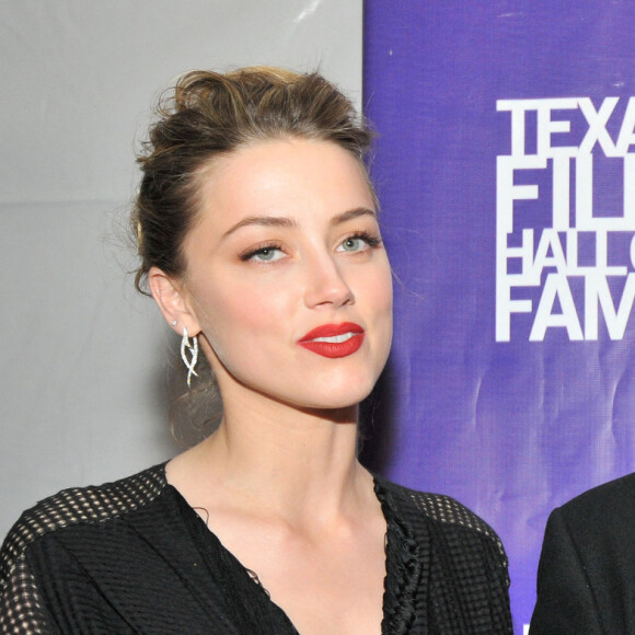 Amber Heard et Johnny Depp - Personnalités à la cérémonie des "The Texas Film Hall of Fame Awards" à Austin, le 6 mars 2014.