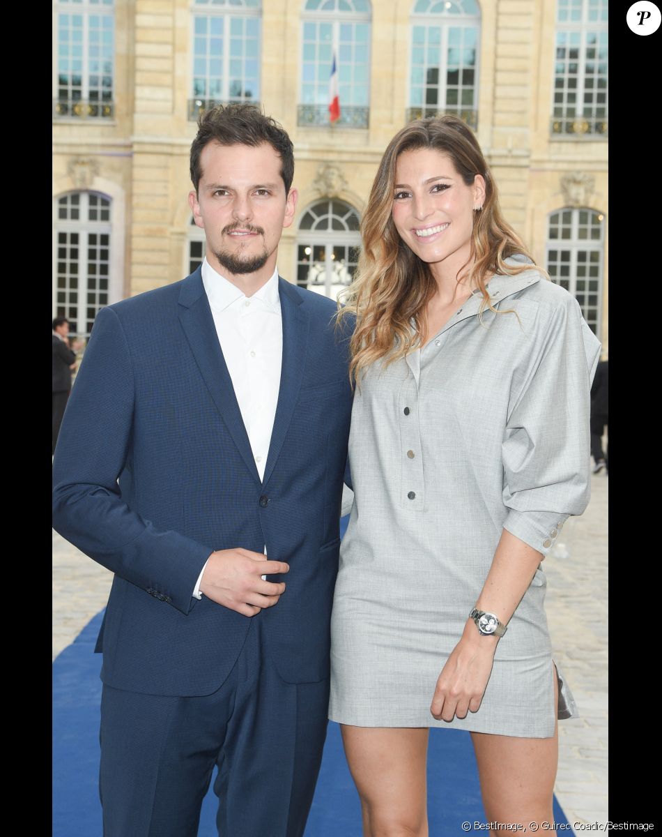 Juan Arbelaez et sa compagne Laury Thilleman (Miss France 2011) - Longines a organisé un Gala de charité en l'honneur de Steffi (Stefanie) Graf et de André Agassi avec les associations caritatives "Children for Tomorrow" et "The André Agassi Foundation for Education" au Musée Rodin à Paris avec qui la marque célèbre ses 10 ans de partenariat. Longines donnera le coup d'envoi d'une vente aux enchères de montres exclusives en faveur des associations de Steffi Graf et de André Agassi. Paris le 2 juin 2018 © Guirec Coadic/Bestimage