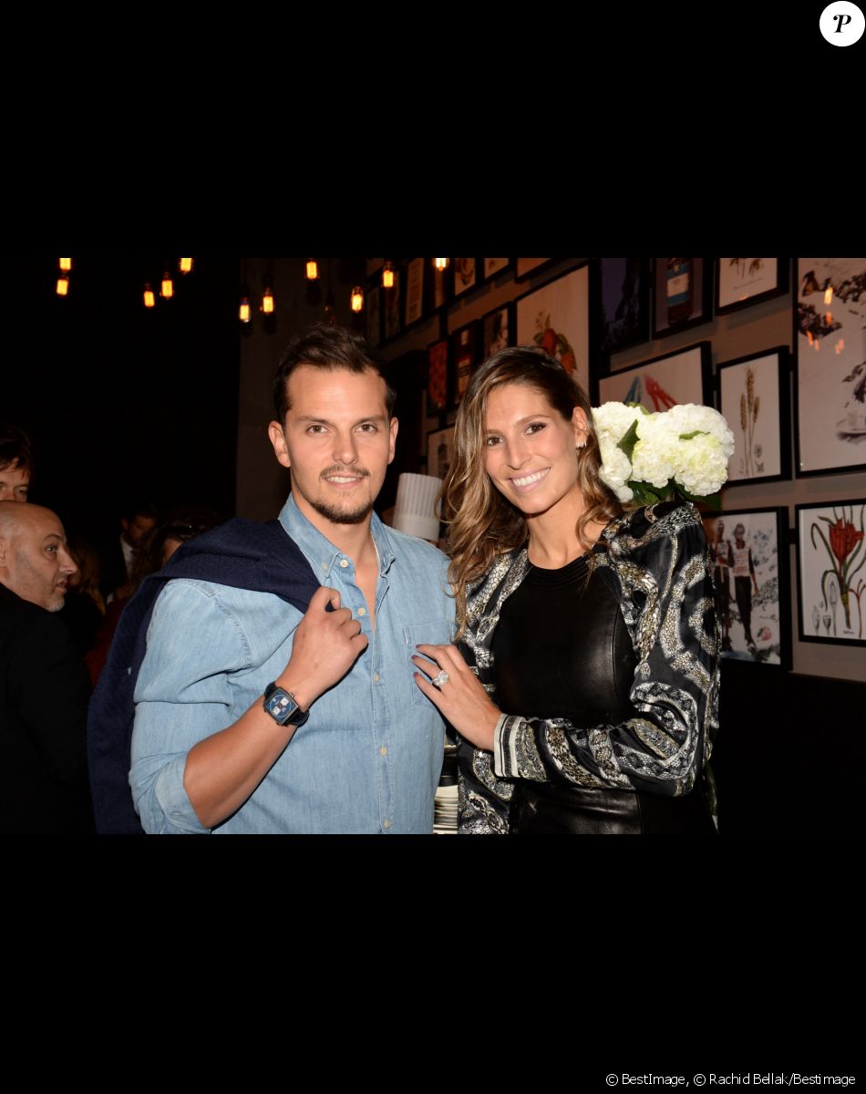 Exclusif - Juan Arbelaez et sa compagne Laury Thilleman (Miss France 2011) - Soirée au Kiehl's Club lors du 43ème Festival du Cinéma Américain de Deauville, France, le 2 septembre 2017. © Rachid Bellak/Bestimage