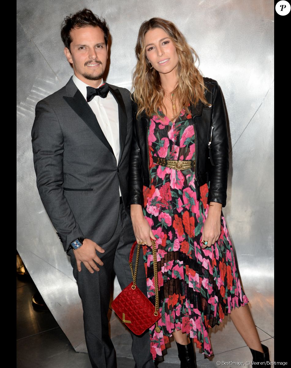 Laury Thilleman et son compagnon Juan Arbelaez - Cocktail pour la remise des GQ Awards "Les Hommes de l'Année 2018" au Centre Pompidou à Paris, le 26 novembre 2018. © Veeren/Bestimage