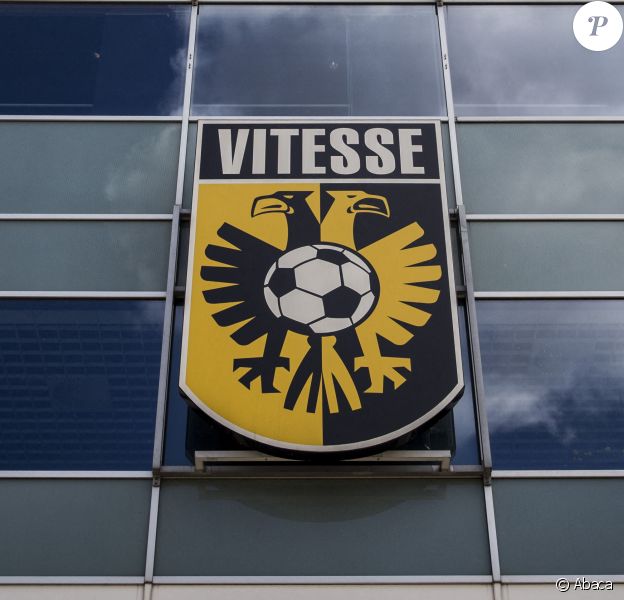 Le logo du Vitesse Arnhem. Photo : ANP VINCENT JANNINK