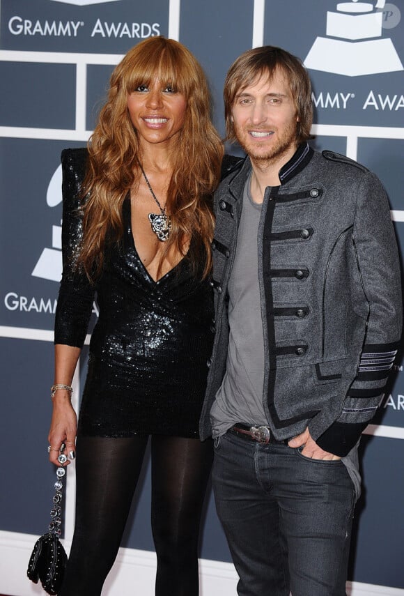 Cathy et David Guetta lors des Grammy Awards à Los Angeles le 31 janvier 2010