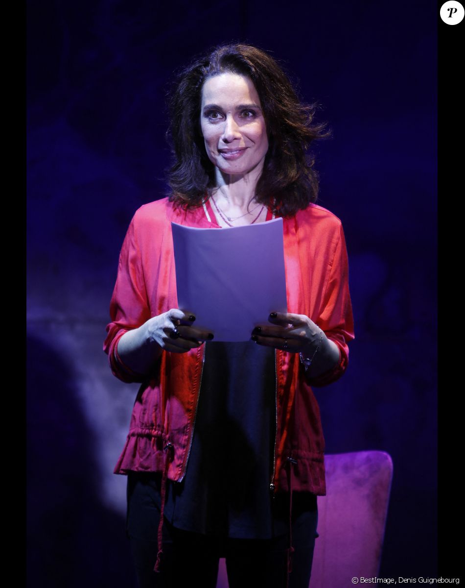 Exclusif - Marie Fugain - Représentation de "La voie des femmes" au théâtre de Passy à Paris le 8 mars 2022. © Denis Guignebourg / Bestimage
