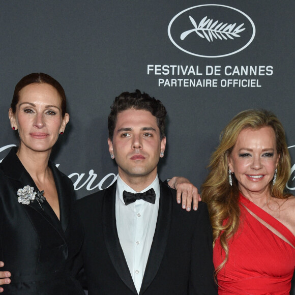 Julia Roberts, Xavier Dolan, Caroline Scheufele - Photocall de la soirée des "Trophées Chopard 2022" lors du 75ème festival du film de Cannes. Le 19 mai 2022 © Olivier Borde / Bestimage