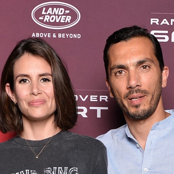 Louise Monot et son compagnon Samir Boitard - Phototocall de la présentation du nouveau Range Rover Sport à Paris le 19 mai 2022. © Veeren/Bestimage 