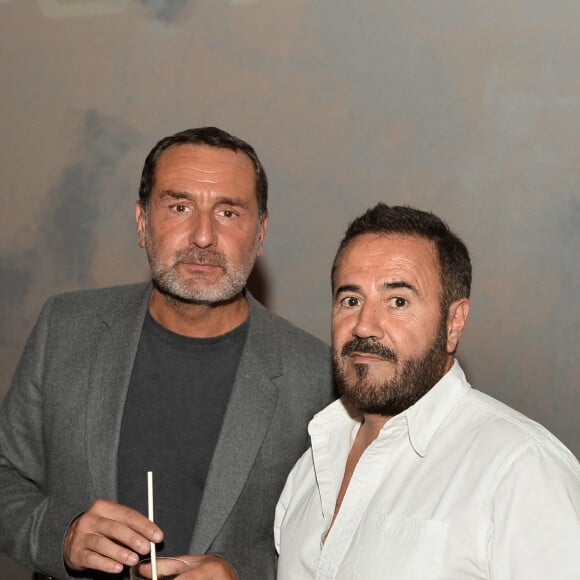 Gilles Lellouche et José Garcia - Soirée de lancement du nouveau Range Rover Sport à Paris le 19 mai 2022 . © Veeren/Bestimage