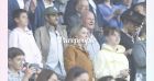 Jamel Debbouze et son fils Léon aux côtés de Marc Ladreit de Lacharrière pour le show Mbappé !