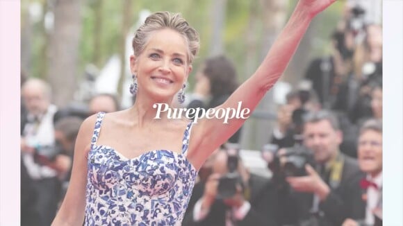Sharon Stone dans une robe éblouissante et transformable, elle fait le buzz à Cannes