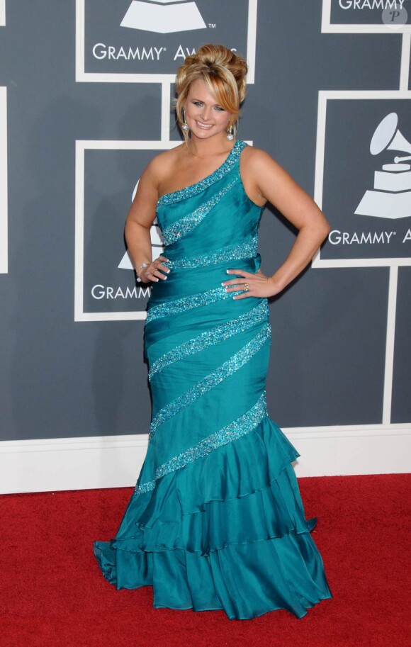 Miranda Lambert aux Grammy Awards à Los Angeles, le 31 janvier 2010