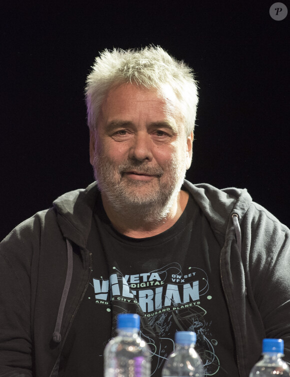 Luc Besson en conférence lors du Comic Con de Buenos Aires, le 27 mai 2017.  Luc Besson in conference at Comic Con festival in Buenos Aires. May 27th, 2017.