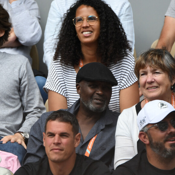 Didier et Evelyne Tsonga - Dernier match de tennis pour Jo-Wilfried Tsonga au court Philippe-Chatrier des Internationaux de France de tennis de Roland Garros à Paris, France, le 24 mai 2022. © Chryslene Caillaud/Panoramic/Bestimage 