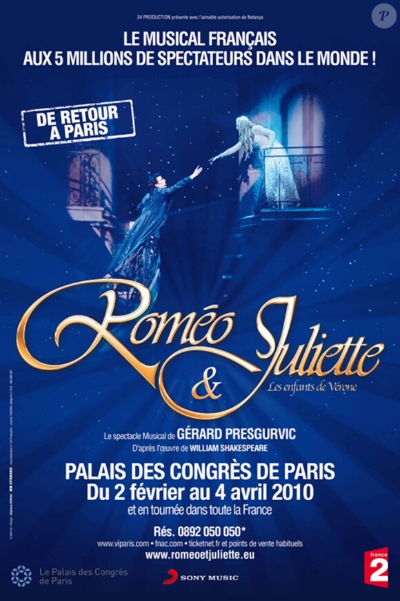 Romeo et Juliette fait son retour à Paris du 2 février au 4 avril 2010