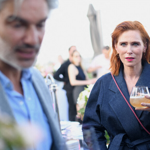 Exclusif - Audrey Fleurot à la soirée de réouverture du Rooftop de l'hôtel The Peninsula Paris, le 10 mai 2022. © Rachid Bellak / Bestimage