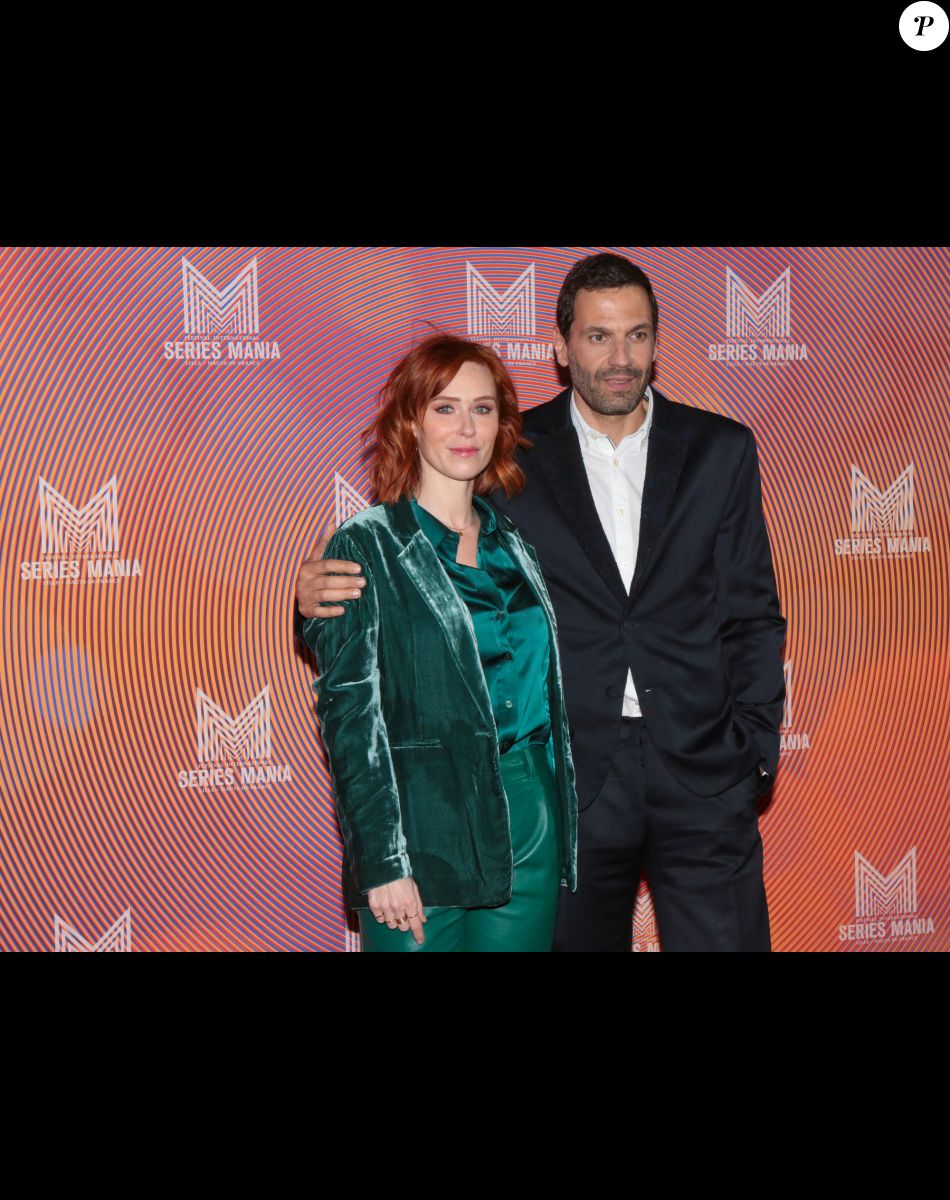 Audrey Fleurot , Medhi Nebbou - Cérémonie d'ouverture du Festival Séries Mania à Lille, le 18 mars 2022. © Stéphane Vansteenkiste/Bestimage