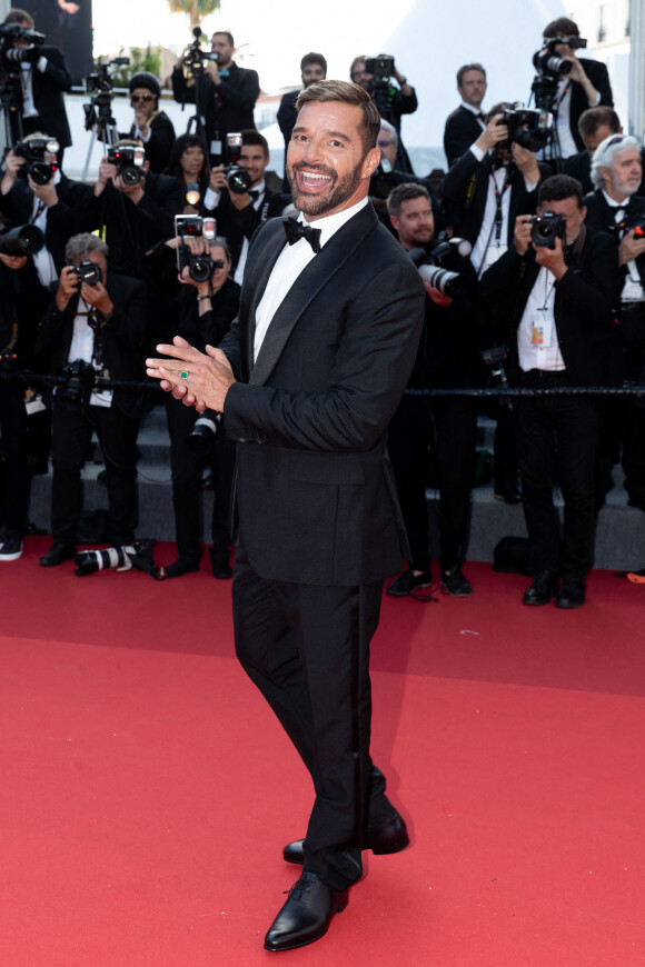 Ricky Martin - Montée des marches du film " Elvis " lors du 75ème Festival International du Film de Cannes. Le 25 mai 2022 © Cyril Moreau / Bestimage 