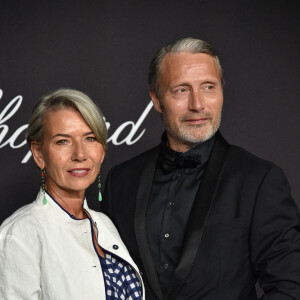 Hanne Jacobsen et son mari Mads Mikkelsen - Photocall de la soirée "Chopard Loves Cinema" à l'hôtel Martinez lors du 75ème Festival International du Film de Cannes. Le 25 mai 2022 © Olivier Borde / Bestimage