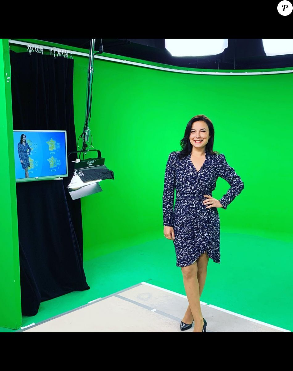 Anaïs Baydemir en plateau pour présenter la météo de France 2