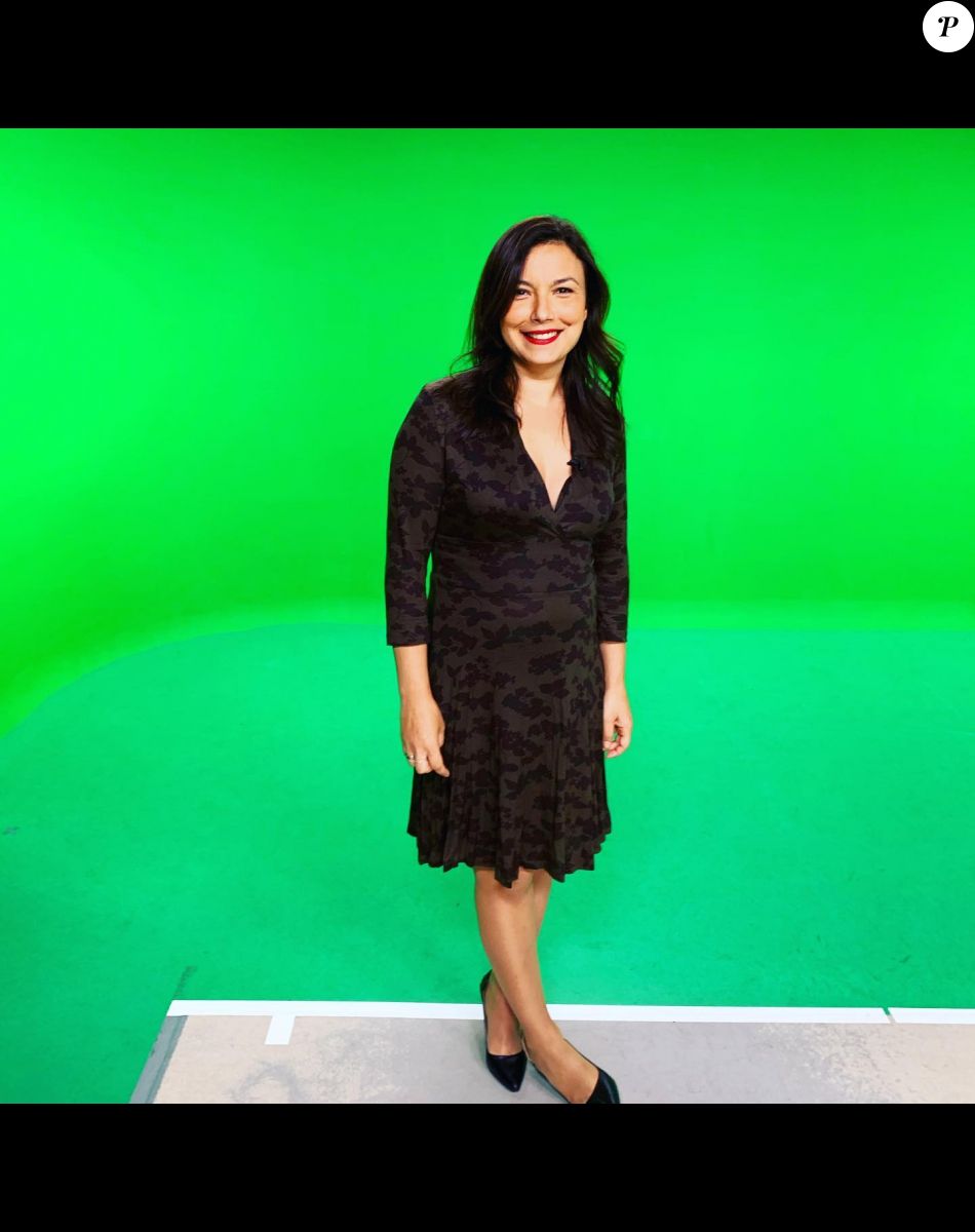 Anaïs Baydemir en plateau pour présenter la météo de France 2