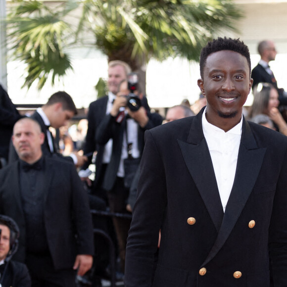 Ahmed Sylla - Montée des marches du film " Un petit frère " lors du 75ème Festival International du Film de Cannes. Le 27 mai 2022 © Cyril Moreau / Bestimage 